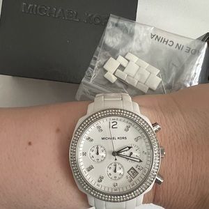 White Michael Kors Watch